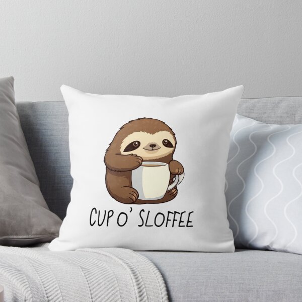 Item preview, Cute Funny Cup o' Sloffee Drawing designed and sold by MugsForReal.