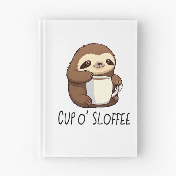 Item preview, Cute Funny Cup o' Sloffee Drawing designed and sold by MugsForReal.