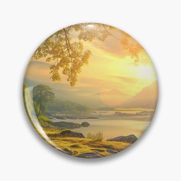 Item preview, Stunning View Of River In The Forest designed and sold by luckyanimechann.