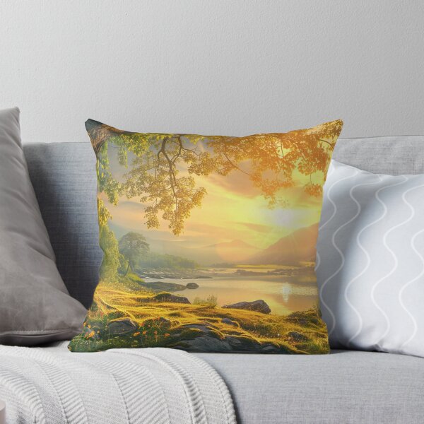 Item preview, Stunning View Of River In The Forest designed and sold by luckyanimechann.