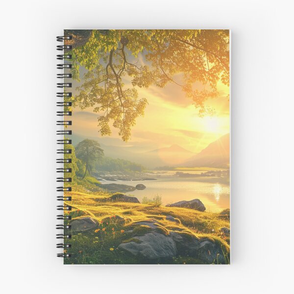 Item preview, Stunning View Of River In The Forest designed and sold by luckyanimechann.