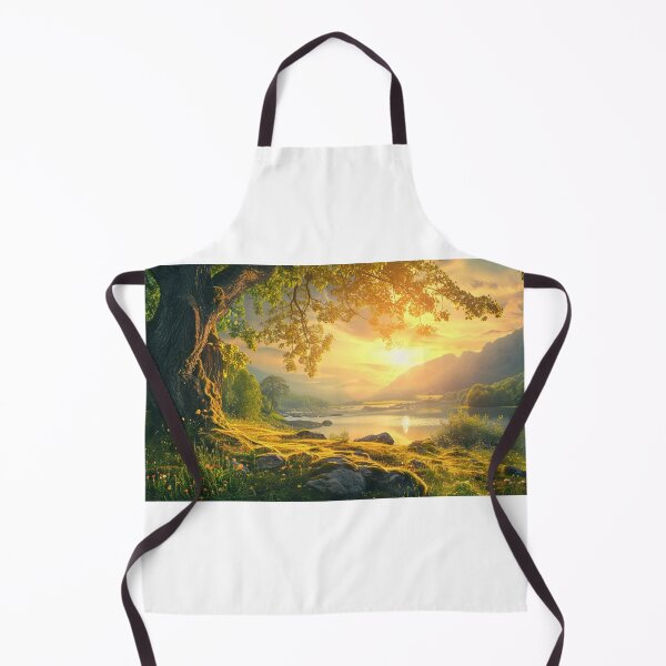 Item preview, Stunning View Of River In The Forest designed and sold by luckyanimechann.