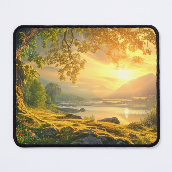 Item preview, Stunning View Of River In The Forest designed and sold by luckyanimechann.