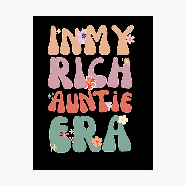 Item preview, Cute In My Rich Auntie Era Groovy Retro Aunt Auntie Funny designed and sold by AB-NewStyle.