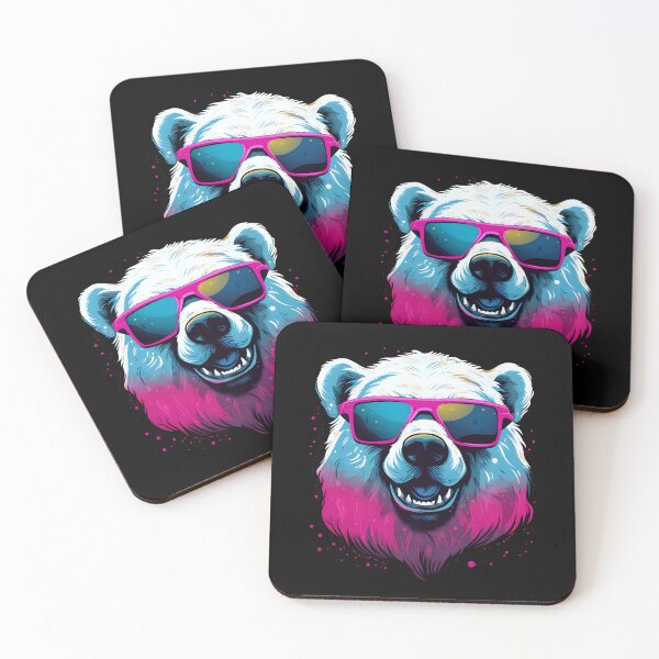 Item preview, Polar bear with sunglasses designed and sold by DerSenat.
