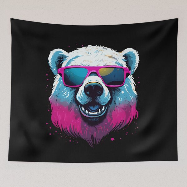 Item preview, Polar bear with sunglasses designed and sold by DerSenat.