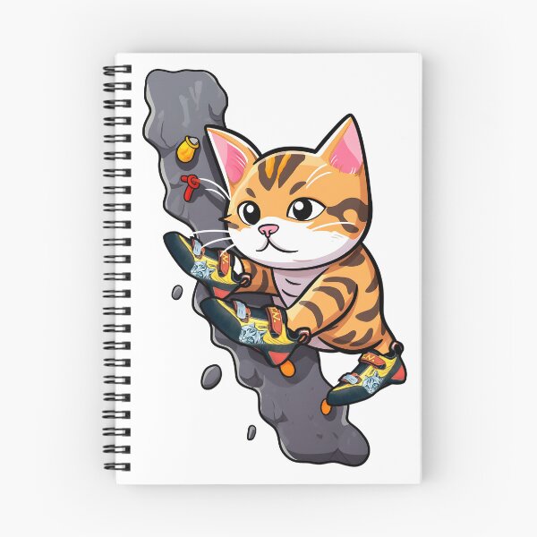 Item preview, The climbing cat Cat climbing with Climbing Feet designed and sold by deejum.