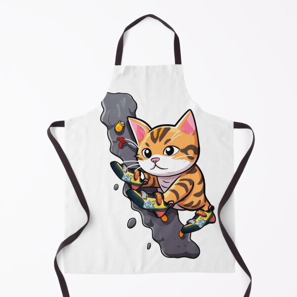 Item preview, The climbing cat Cat climbing with Climbing Feet designed and sold by deejum.