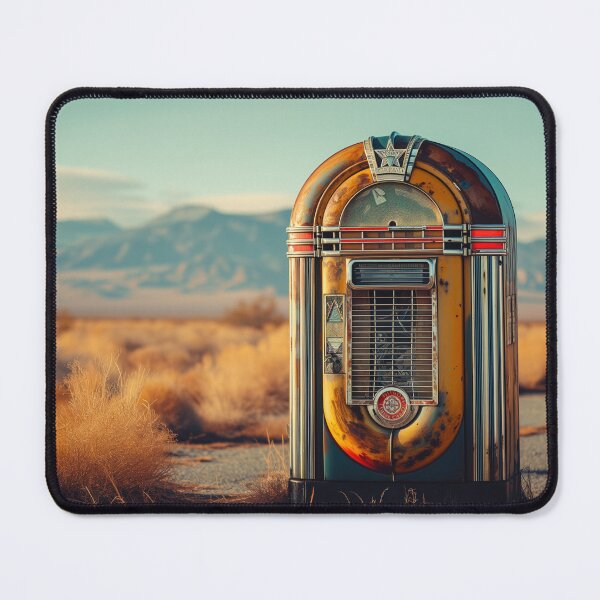 Item preview, Vintage Rustic 1950s American Jukebox Desert Landscape designed and sold by KatanaCreative.