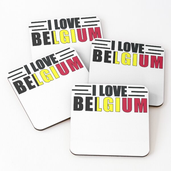 Item preview, I Love Belgium, Red Heart with Belgium Flag  designed and sold by SakuraPxl.