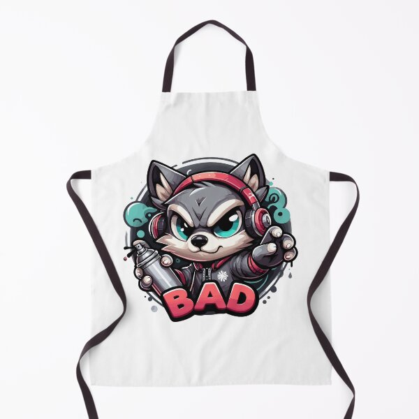 Item preview, Bad Cute Graffiti Wolf designed and sold by BadGraffitiman.