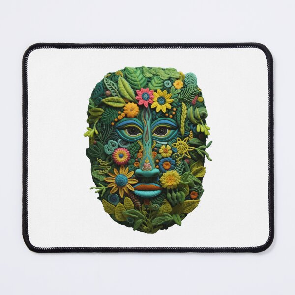 Item preview, Custom Knitted Amazon Rainforest Autumn Wisdom Guardian | Embroidered Aesthetic designed and sold by PaddyMcKhan.
