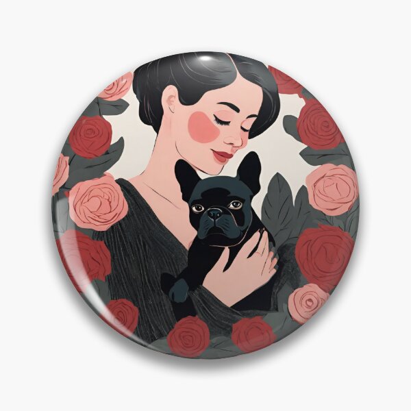 Item preview, French bulldog you are me everything, dog mum tenderly hugs a frenchie designed and sold by AriChaber.
