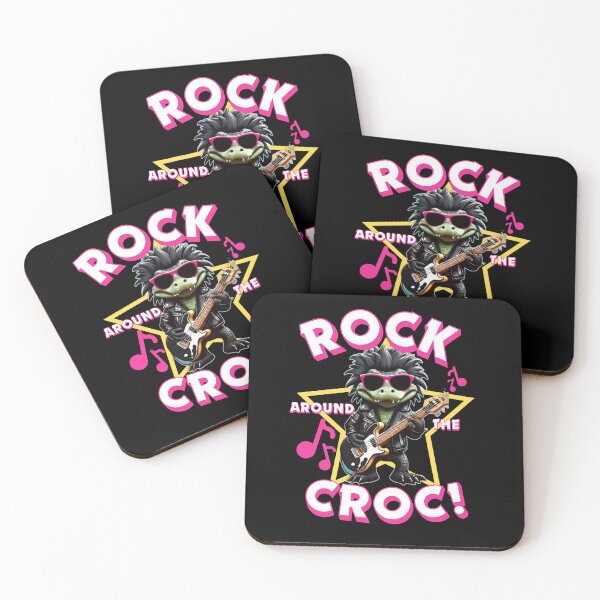Item preview, Rock around the Croc - Kawaii Rock and Roll Crocodile designed and sold by Kashear.