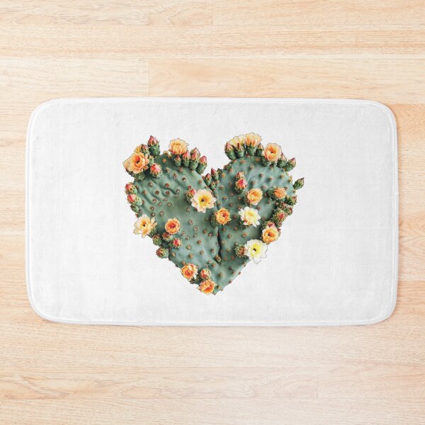 Item preview, A heart-shaped cactus blooms designed and sold by Ninoshik.