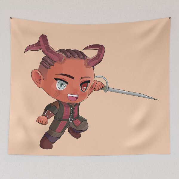 Item preview, Wyll Baldur's Gate 3 Chibi Sticker, T-Shirt and more designed and sold by nuwandafoer.