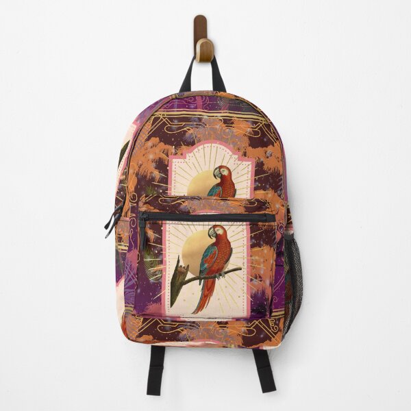 Item preview, Copy of Parrot and palms at evening, sky fall of stars, exotic vibes designed and sold by Sugar Wisdom .