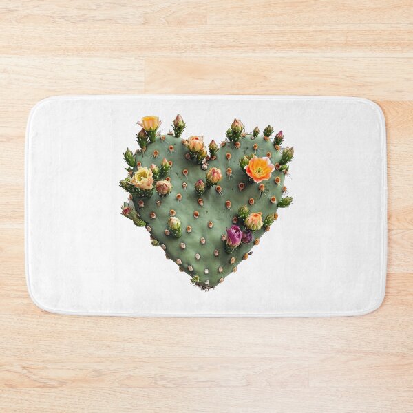 Item preview, A heart-shaped cactus blooms designed and sold by Ninoshik.