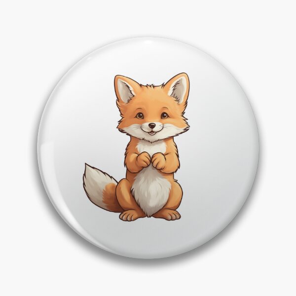 Item preview, Cute Little Smiling Fox designed and sold by VirtualArtGuy.