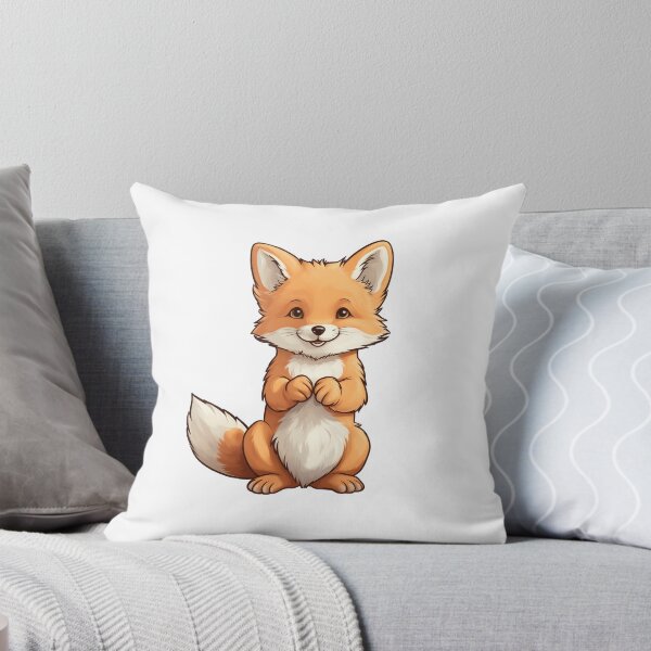 Item preview, Cute Little Smiling Fox designed and sold by VirtualArtGuy.