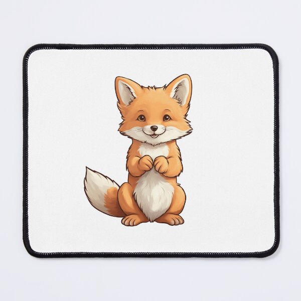 Item preview, Cute Little Smiling Fox designed and sold by VirtualArtGuy.