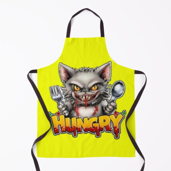 Item preview, Demonic cat with text 'Hungry designed and sold by Tomasz Siennicki.