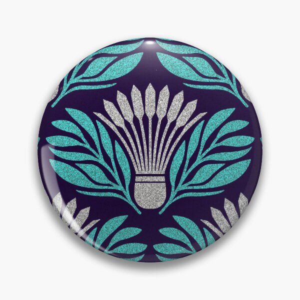 Item preview, Shuttlecock Moderna2 - Summer Blue designed and sold by Carina Parry Studios.