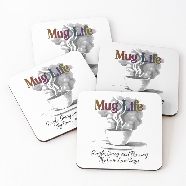 Item preview, Mug Life: Single, Sassy, and Brewing My Own Love Story! Design | Valentine Design designed and sold by KansydMerch.