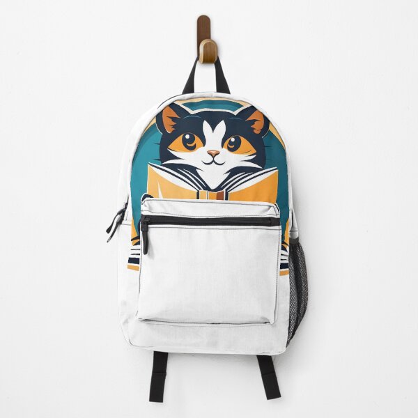 Item preview, Cat reading a book designed and sold by funandawesomeproducts fun.
