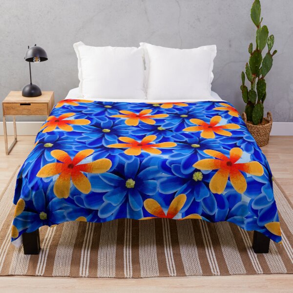 Item preview, Blue and Yellow Floral Pattern designed and sold by Andrew  Hitchen.