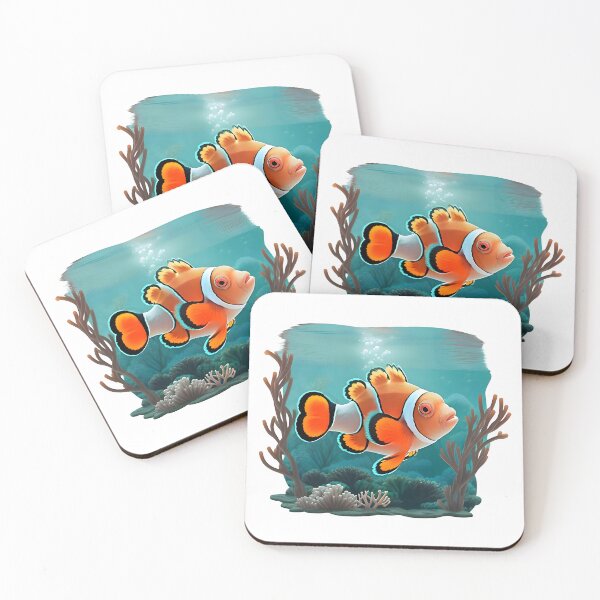 Item preview, Clownfish Swimming designed and sold by 5Greenmonkeys.