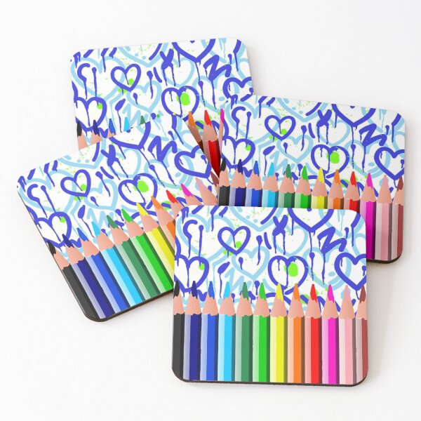Item preview, Colorful crayons art designed and sold by zorkaa1.