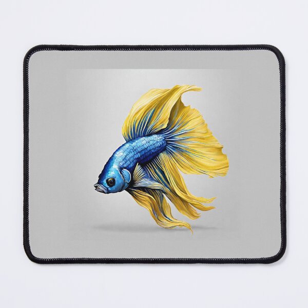 Item preview, Blue and Yellow Betta fish designed and sold by F1things.