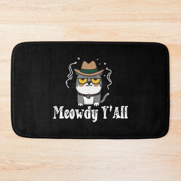 Item preview, Meowdy Y'all | Texan Cowboy Cat Meowdy | Western Cowboy Gifts for Dad | Cat Cowboy Hat Meme | Kitten Cowboy  designed and sold by themichetti.