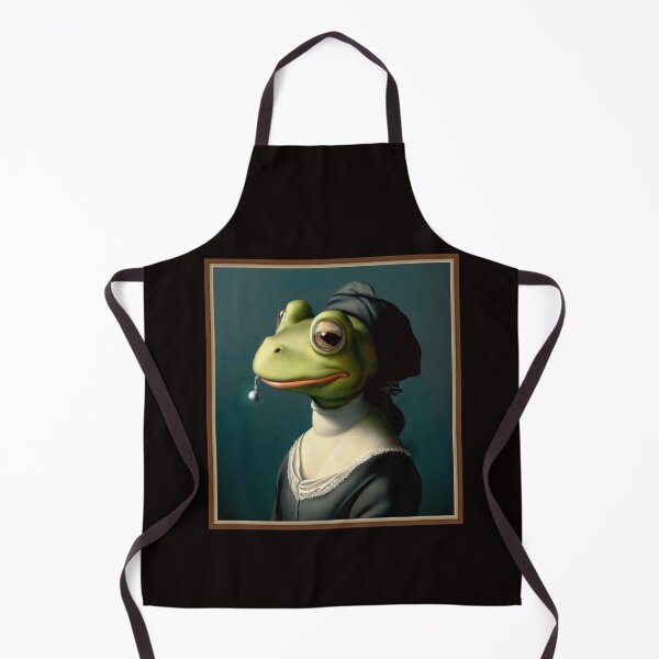 Item preview, Frog eating a Pearl Earing designed and sold by Merlyn Morris.
