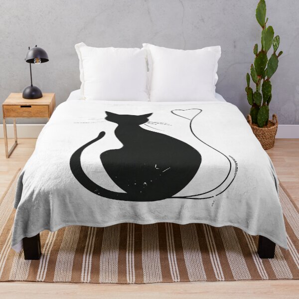 Item preview, A cat silhouette a heart designed and sold by Ninoshik.