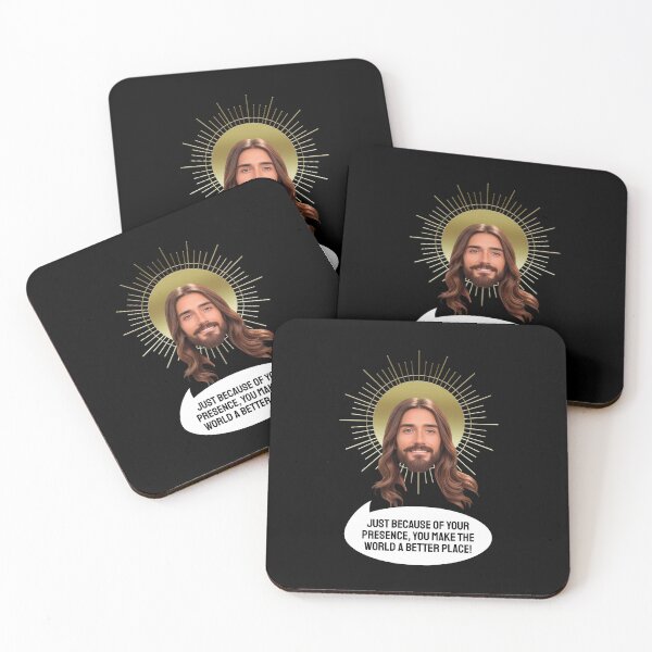 Item preview, Jesus head with comic speech bubble designed and sold by HarridanCreates.