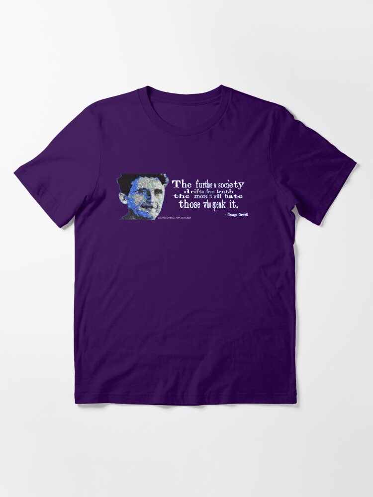 Thumbnail 3 of 7, Essential T-Shirt, Orwell on Truth designed and sold by EyeMagined.