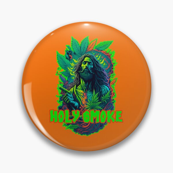 Item preview, Holy smoke jesus weed designed and sold by GreenKingShop.