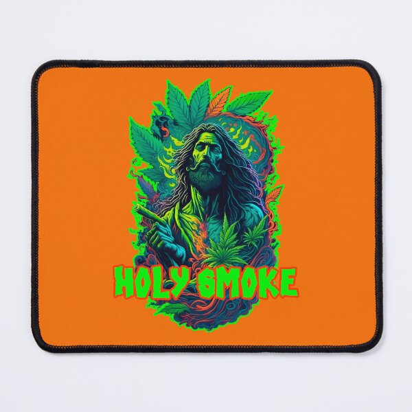 Item preview, Holy smoke jesus weed designed and sold by GreenKingShop.
