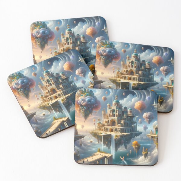 Item preview, Surreal Dream World Floating Castle designed and sold by HabbzDesigns.