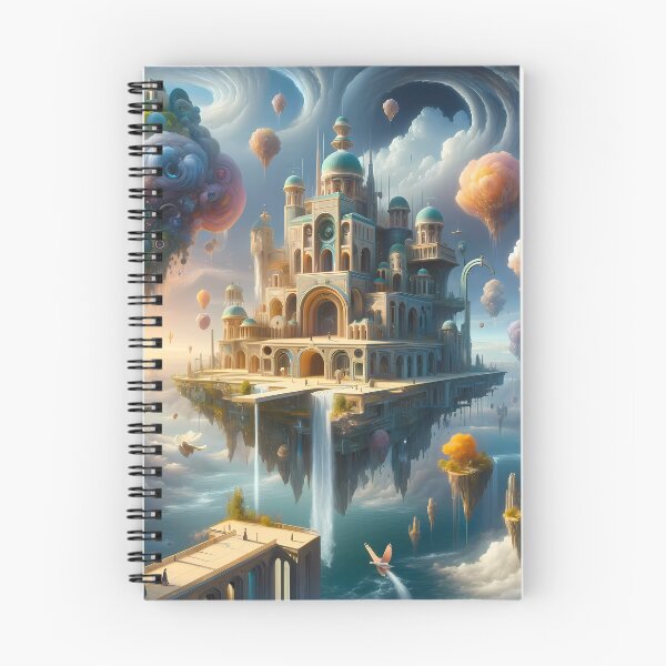 Item preview, Surreal Dream World Floating Castle designed and sold by HabbzDesigns.