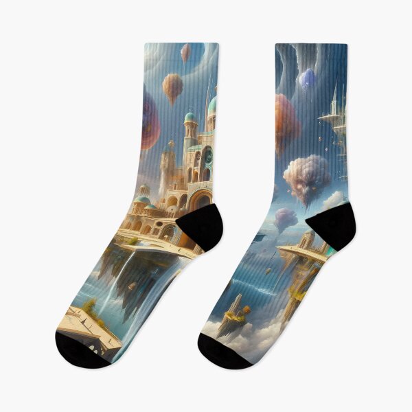 Item preview, Surreal Dream World Floating Castle designed and sold by HabbzDesigns.