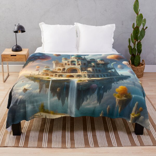 Item preview, Surreal Dream World Floating Castle designed and sold by HabbzDesigns.
