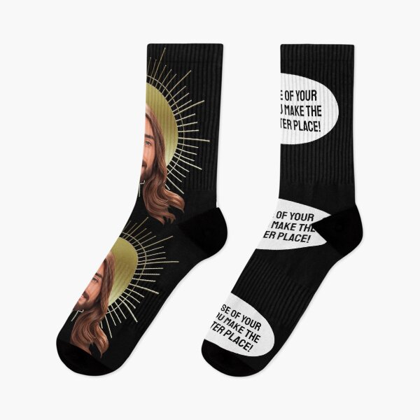 Item preview, Jesus head with comic speech bubble designed and sold by HarridanCreates.