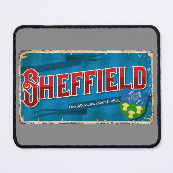 Item preview, Sheffield City South Yorkshire England Sticker T-Shirt 01 designed and sold by LocationInks.