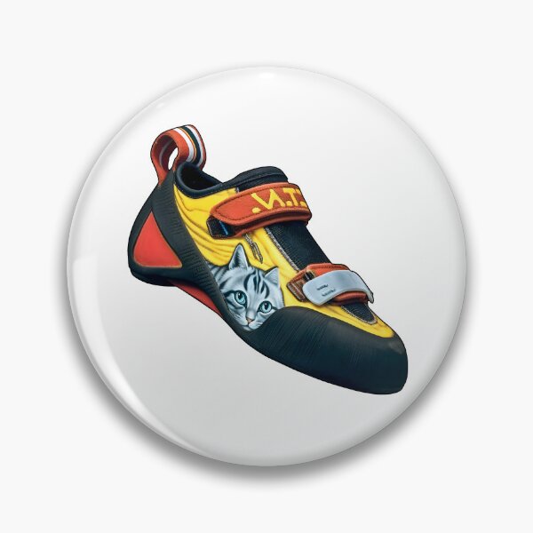 Item preview, Climbing Shoe Cat Illustration Meow designed and sold by deejum.