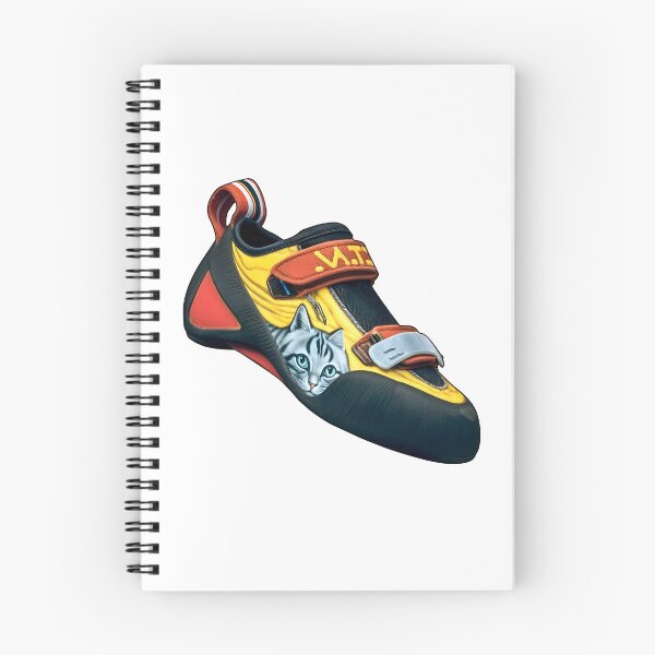 Item preview, Climbing Shoe Cat Illustration Meow designed and sold by deejum.