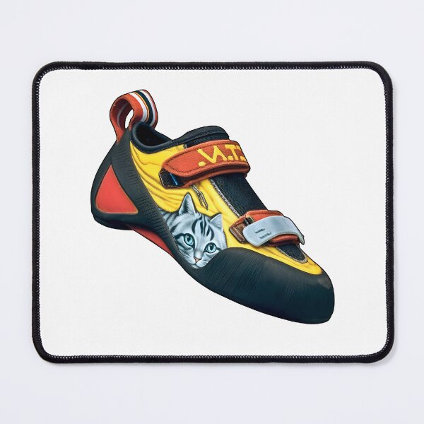 Item preview, Climbing Shoe Cat Illustration Meow designed and sold by deejum.
