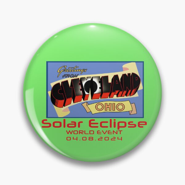 Item preview, Greetings from Cleveland Ohio Solar Eclipse 04.08.2024 designed and sold by KZiegman.